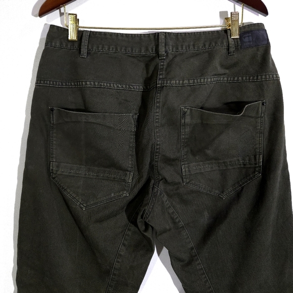 Raw | Olive Green Cargo Pants Mid Boyfriend Fit - Picture 6 of 11